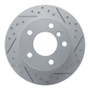 R1 95-99 BMW 318Ti Rear Right Drilled & Slotted Geo-Carbon Rotor