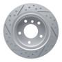R1 95-99 BMW 318Ti Rear Right Drilled & Slotted Geo-Carbon Rotor