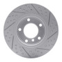 R1 95-98 BMW 318Ti Front Left Drilled & Slotted Geo-Carbon Rotor