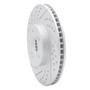 R1 00-10 Pontiac Vibe Front Left Drilled & Slotted Geo-Carbon Rotor