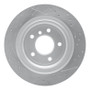 R1 95-02 BMW Z3 Right Rear Drilled & Slotted Geo-Carbon Rotor