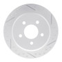 R1 95-02 Ford Explorer Sport Rear Right Drilled & Slotted Geo-Carbon Rotor