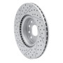 R1 05-25 Audi Tt Front Right Drilled & Slotted Geo-Carbon Rotor