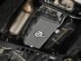 aFe 20-26 GM Trucks L6 3.0L Transmission Pan - Black w/ Machined Fins