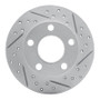 R1 92-05 Audi A6 (Mexico) Rear Right Drilled & Slotted Geo-Carbon Rotor