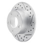 R1 92-05 Audi A6 (Mexico) Rear Right Drilled & Slotted Geo-Carbon Rotor