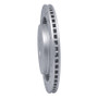 R1 15-23 Ford Mustang Rear Left Drilled & Slotted Geo-Carbon Rotor