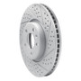 R1 11-17 Audi Q5 (Mexico) Front Right Drilled & Slotted Geo-Carbon Rotor