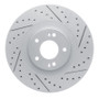 R1 20-25 Hyundai Palisade Front Right Drilled & Slotted Geo-Carbon Rotor