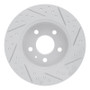 R1 00-09 Audi A4 (Mexico) Rear Left Drilled & Slotted Geo-Carbon Rotor