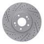 R1 15-21 Kia Sedona Front Right Drilled & Slotted Geo-Carbon Rotor