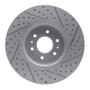 R1 09-10 Kia Borrego Front Right Drilled & Slotted Geo-Carbon Rotor