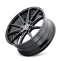 Kraze KR194 Cosmos 20x8.5 / 5x112 BP / 38mm Offset / 66.56mm Hub Gloss Black Wheel