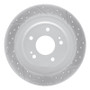 R1 13-25 Mitsubishi Eclipse Cross Rear Right Drilled & Slotted Geo-Carbon Rotor