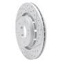 R1 05-22 Mitsubishi Outlander Front Right Drilled & Slotted Geo-Carbon Rotor