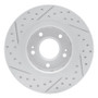 R1 05-22 Mitsubishi Outlander Front Right Drilled & Slotted Geo-Carbon Rotor