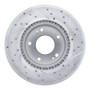 R1 10-13 Kia Forte Front Left Drilled & Slotted Geo-Carbon Rotor