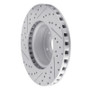 R1 05-06 Pontiac GTO Front Right Drilled & Slotted Geo-Carbon Rotor