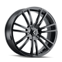 Kraze KR183 Spectra 20x8.5 / 5x108/114.3 BP / 38mm Offset / 72.62mm Hub Gloss Black Wheel