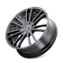 Kraze KR183 Spectra 20x8.5 / 5x108/114.3 BP / 38mm Offset / 72.62mm Hub Gloss Black Wheel