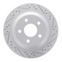 R1 98-02 Chevrolet Camaro Rear Right Drilled & Slotted Geo-Carbon Rotor