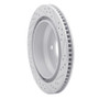 R1 98-02 Chevrolet Camaro Rear Right Drilled & Slotted Geo-Carbon Rotor