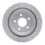 R1 98-02 Chevrolet Camaro Rear Right Drilled & Slotted Geo-Carbon Rotor