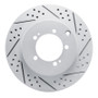 R1 03-06 Mitsubishi Lancer Rear Right Drilled & Slotted Geo-Carbon Rotor