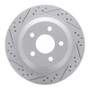 R1 98-02 Chevrolet Camaro Rear Left Drilled & Slotted Geo-Carbon Rotor