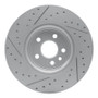 R1 17-19 Jaguar F-Pace Front Right Drilled & Slotted Geo-Carbon Rotor