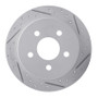 R1 97-05 Buick Regal Rear Right Drilled & Slotted Geo-Carbon Rotor
