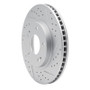 R1 00-24 Chrysler Sebring Front Right Drilled & Slotted Geo-Carbon Rotor