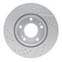 R1 00-24 Chrysler Sebring Front Right Drilled & Slotted Geo-Carbon Rotor