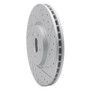 R1 17-20 Jaguar Xe Front Right Drilled & Slotted Geo-Carbon Rotor