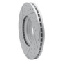 R1 17-20 Jaguar Xe Front Right Drilled & Slotted Geo-Carbon Rotor