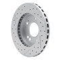 R1 90-05 Chrysler Sebring Front Right Drilled & Slotted Geo-Carbon Rotor