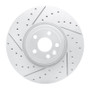R1 17-20 Jaguar I-Pace Front Left Drilled & Slotted Geo-Carbon Rotor