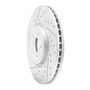 R1 17-20 Jaguar I-Pace Front Left Drilled & Slotted Geo-Carbon Rotor