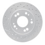 R1 90-05 Chrysler Sebring Front Left Drilled & Slotted Geo-Carbon Rotor