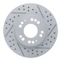 R1 91-04 Dodge Stealth Front Right Drilled & Slotted Geo-Carbon Rotor