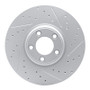R1 03-05 Jaguar Xj8 Front Left Drilled & Slotted Geo-Carbon Rotor