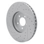 R1 03-05 Jaguar Xj8 Front Left Drilled & Slotted Geo-Carbon Rotor