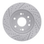 R1 09-20 Chevrolet Tahoe Front Right Drilled & Slotted Geo-Carbon Rotor