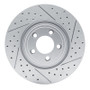 R1 06-10 Jaguar Xf Front Right Drilled & Slotted Geo-Carbon Rotor