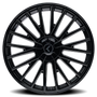 Kraze KR185 Double Down 22x8.5 / 5x100/114.3 BP / 38mm Offset / 73mm Hub Gloss Black Wheel