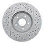 R1 01-08 Ford Mondeo (Mexico) Front Left Drilled & Slotted Geo-Carbon Rotor
