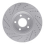 R1 04-12 Chevrolet Cobalt Front Right Drilled & Slotted Geo-Carbon Rotor