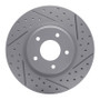 R1 98-06 Jaguar Xkr Front Right Drilled & Slotted Geo-Carbon Rotor