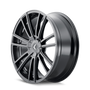 Kraze KR183 Spectra 22x8.5 / 5x114.3/120 BP / 38mm Offset / 74.1mm Hub Gloss Black Wheel
