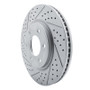 R1 07-24 Infiniti Qx80 Front Left Drilled & Slotted Geo-Carbon Rotor